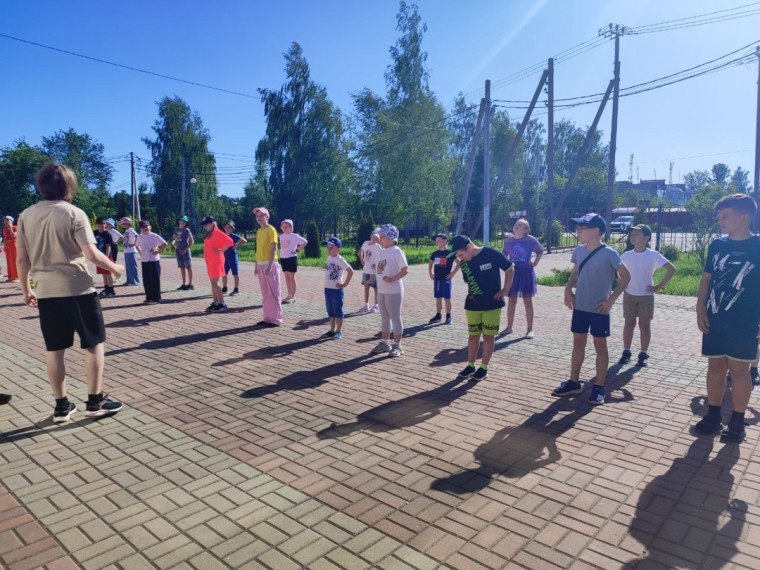 Открытие пришкольного оздоровительного лагеря..